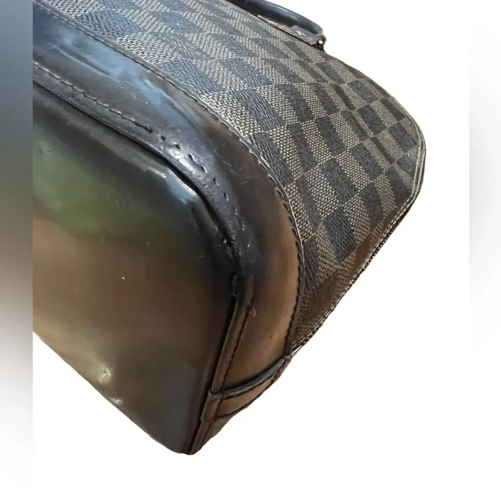 Louis Vuitton Damier Ebene Alma Handbag